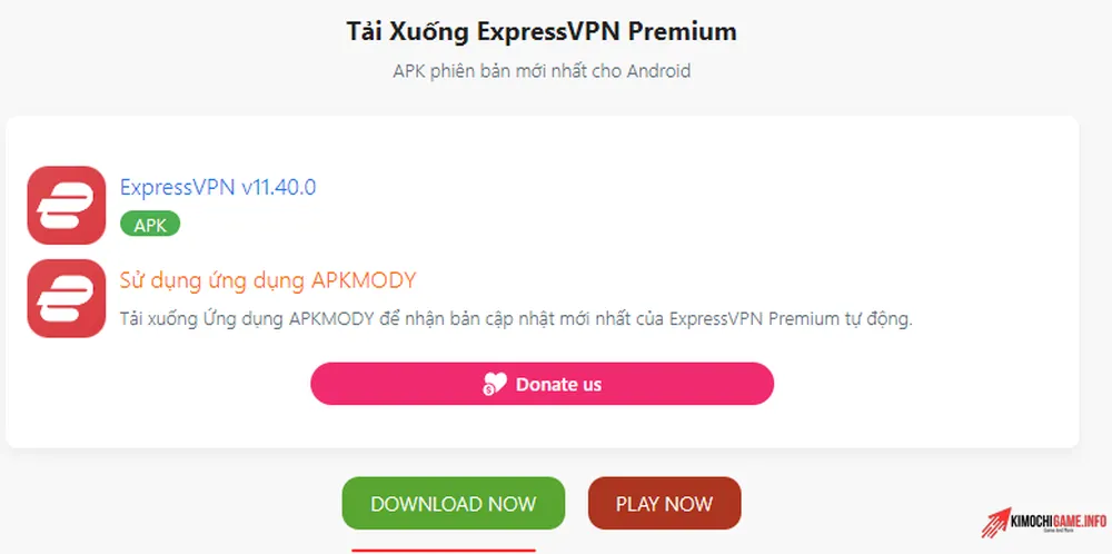 Link download ExpressVPN Mod APK Premium v11.3.0