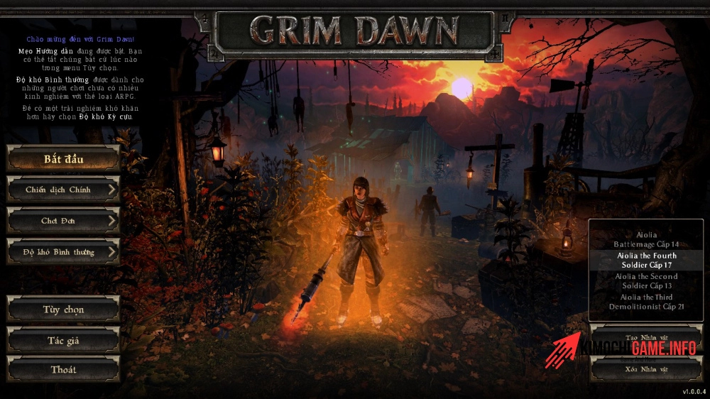 Gameplay Grim Dawn Viet Hoa